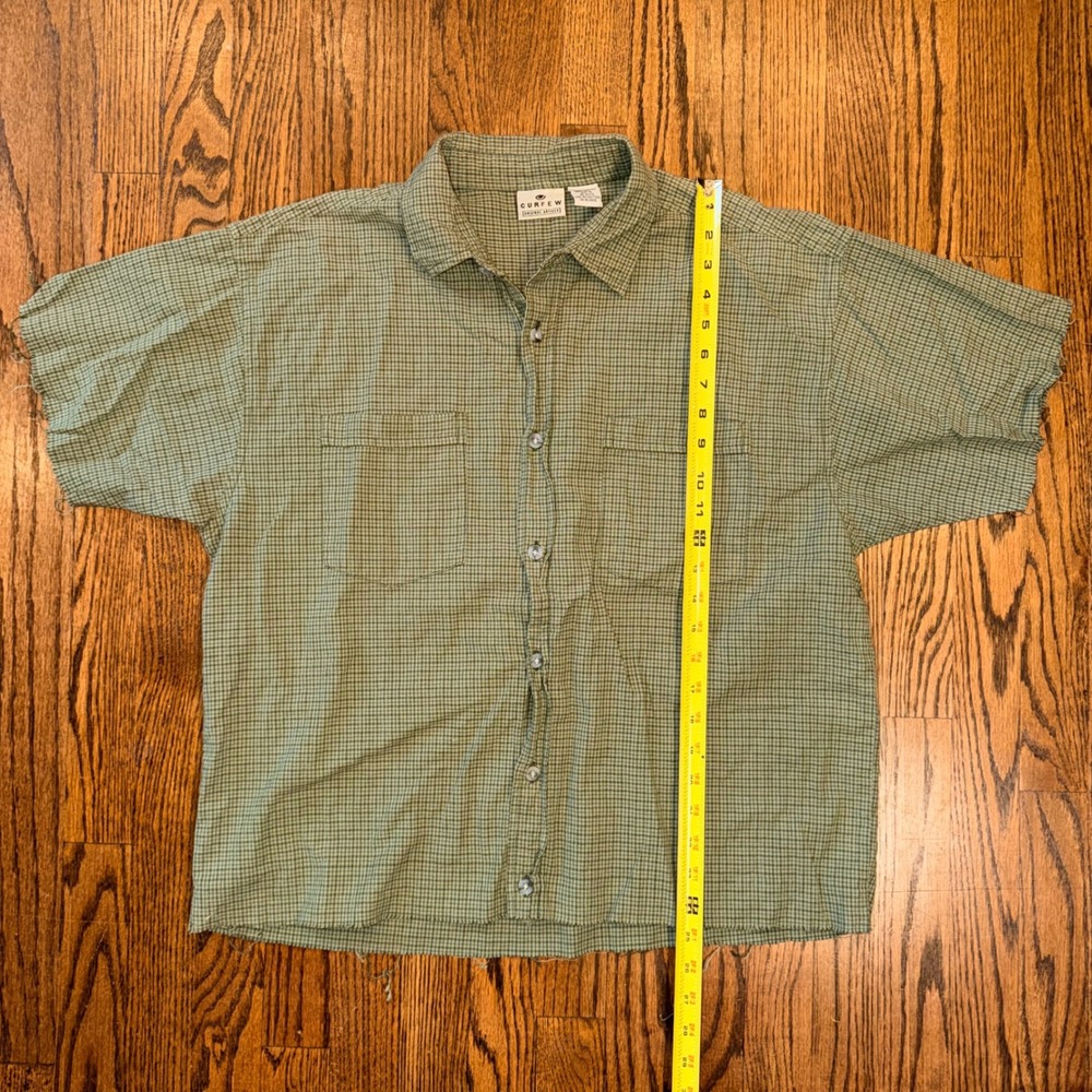 Mixed Brand Custom Cropped Tops Bundle 9pc Flannel Hoodie Button Down Mens M/L - Picture 5 of 11